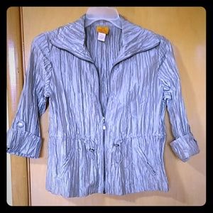 ⚜️Gray/Silver Ruby Rd Petite Jacket